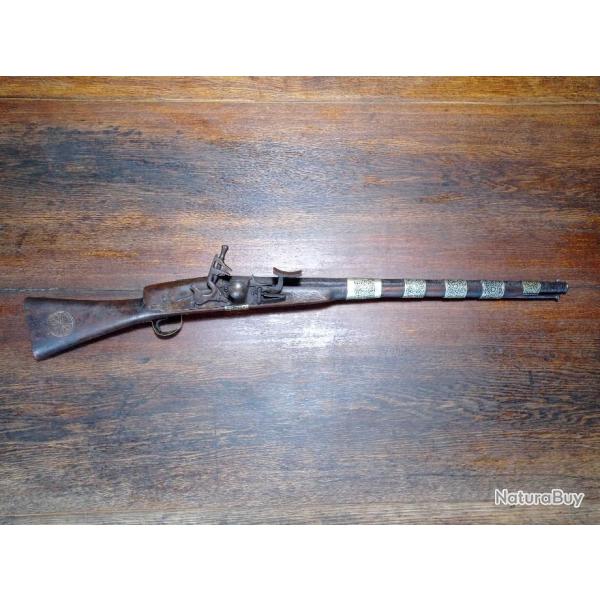 Petit fusil  silex oriental de type Moukhala - XIX me sicle - Caucase ou Maghreb - EM