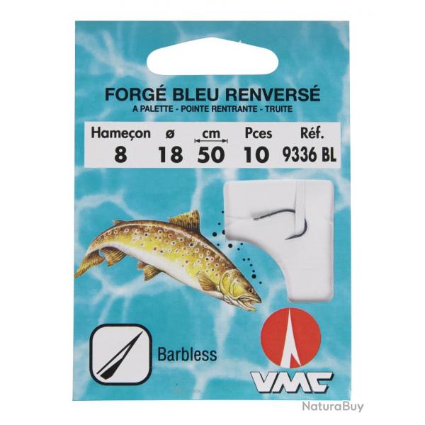 HAMECONS MONTES FORGE BLEU RENVERSE 50CM 9336BL SANS ARDILLON Taille 10 0.16mm
