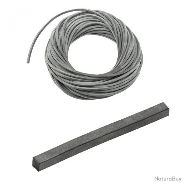 Caoutchouc carr Shoot Again - pour lance pierres  - 5 x 5 mm