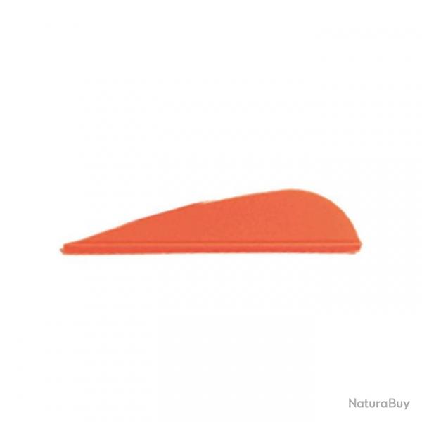 Plumes plastique Shoot Again paraboliques - Par 10 - Orange / 4.3 cm