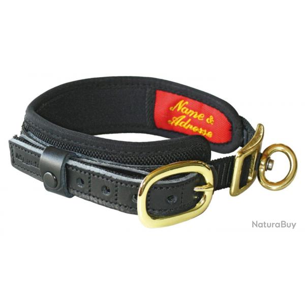 Niggeloh Collier De Luxe Noir M 48-60 cm