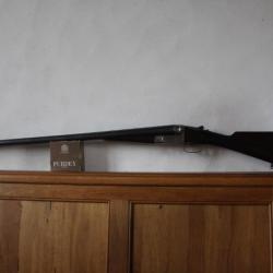 Exceptionnel fusil juxtaposé calibre 8