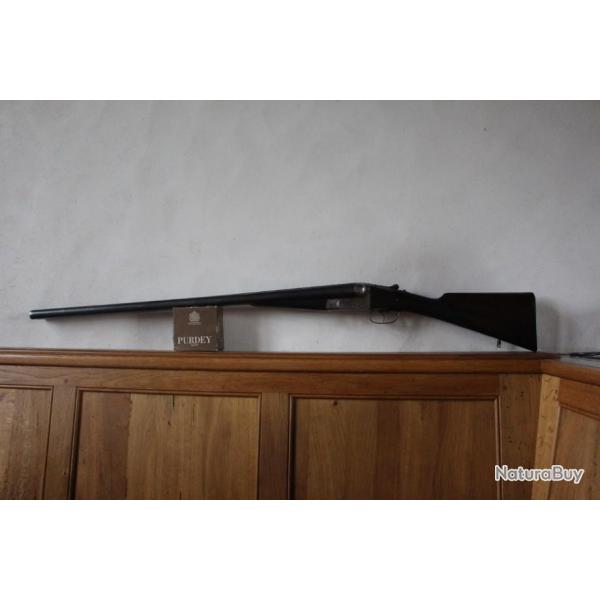 Exceptionnel fusil juxtapos calibre 8