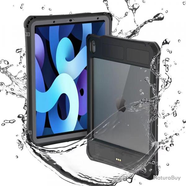 Coque Etanche Anti Choc Redpepper pour iPad, Couleur: Noir, Smartphone: iPad Air 4