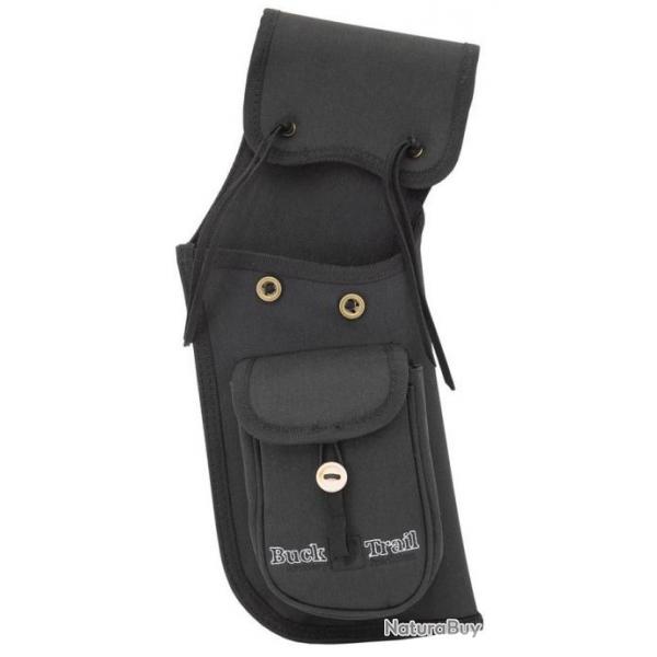 BUCK TRAIL - Carquois de hanche Field PREVO Noir GAUCHER (LH)