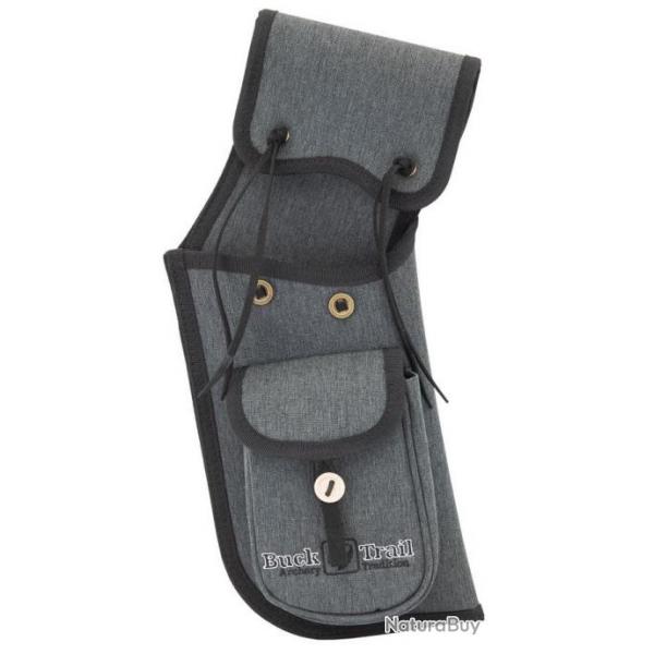 BUCK TRAIL - Carquois de hanche Field PREVO Gris GAUCHER (LH)