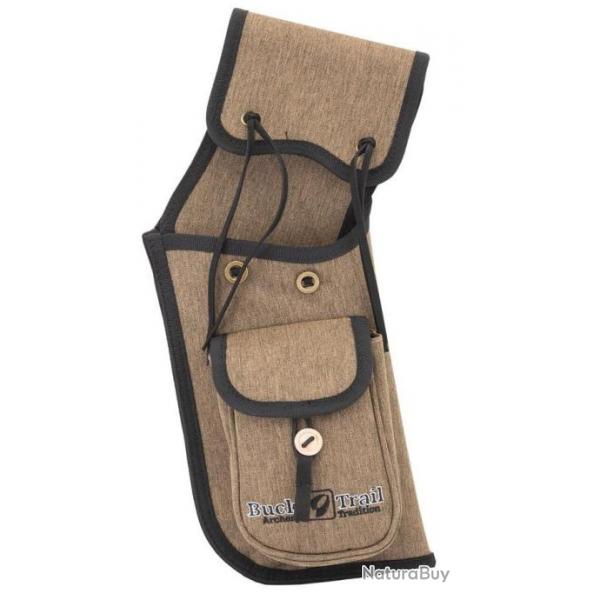 BUCK TRAIL - Carquois de hanche Field PREVO Brun GAUCHER (LH)