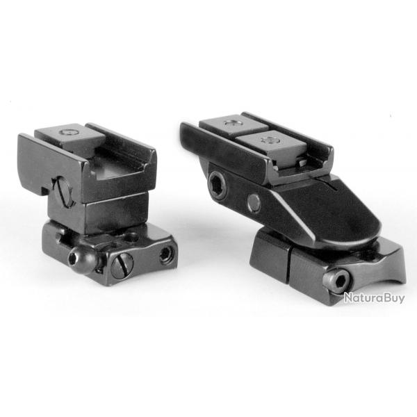 Montage pivotant complet EAW Rem. 700. SR Pied Bh12, Coude 21mm
