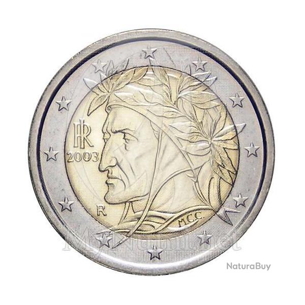 Collection Monnaie 2 Euros DANTE Italie 2003 Dante Alighieri -BE