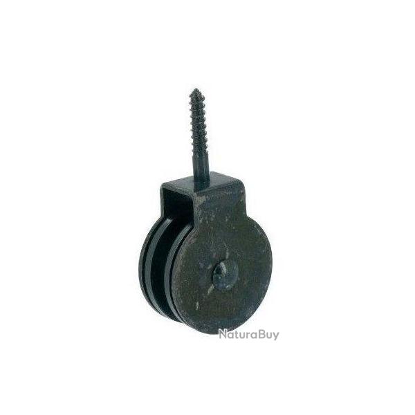 Poulie tire fond noir 30mm