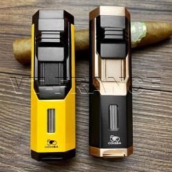 Briquet Chalumeau Cigare Cohiba 1 Torche, Couleur: Noir