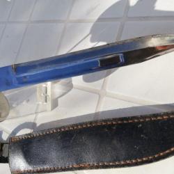 RARE POIGNARD DAGUE DE CHASSE  BOWIE  ( base baïonnette )