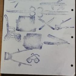 Tampons encreurs sur le thème de la Manufacture des Armes et Cycles de Saint-Etienne (hors armes)