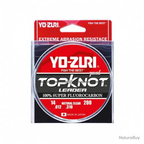 Fluorocarbone yo-zuri topknot leader - clear - 27 m 25 lbs (0.43)