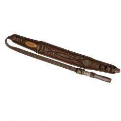 Bretelle pour carabine Niggeloh Premium en cuir - 55 cm - 7 cm