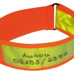 Niggeloh Collier Réfléchissant Jaune/Orange. T M
