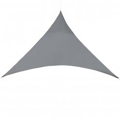 Voile d'ombrage toile solaire polyester polyuréthane triangulaire 300 cm gris foncé 03_0004617