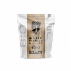 Billes bbs 6mm élite force bio blanche 0.23g sachet X4000