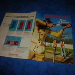 Dépliant  Winchester  101 et pigeon-grade trap  et skeet