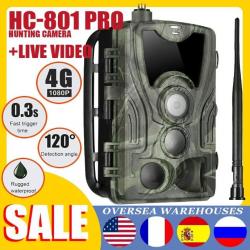 HC801 Caméra de chasse  pro 4K en direct, 30mp, Service , cellulaire, sans fil, GRATUITE!!!
