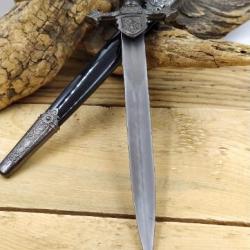 Dague royale anglaise avec fourreau Lame de poignard en acier inoxydable CN21134907N