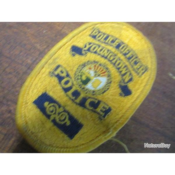 police insigne USA patch Amricain