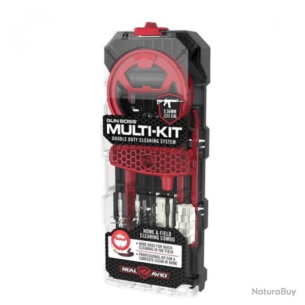 Kit de nettoyage Real Avid - Cordons et Brosse - .270 / .280 / 7 mm