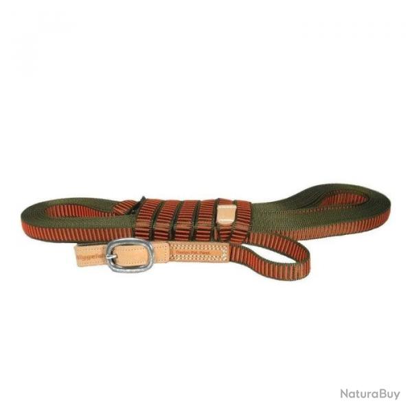 Longe Niggeloh Cordura impermable Chien de sang - 12 m - 13 mm / Orange fluo