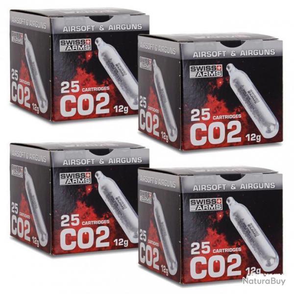 Sparclettes de gaz Co2 par 100