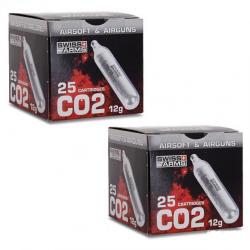 Sparclettes de gaz Co2 airsoft par 50