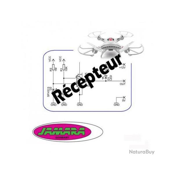Rcepteur, Carte lectronique, Platine, PCB AHP pour drone Jamara Catro