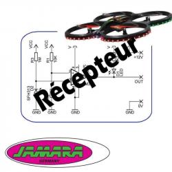 Récepteur, Carte électronique, Platine, PCB AHP pour drone Jamara Flyscout