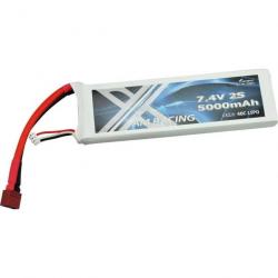 Batterie LiPo 2S AM Racing 7.4V 5000mAh 40C