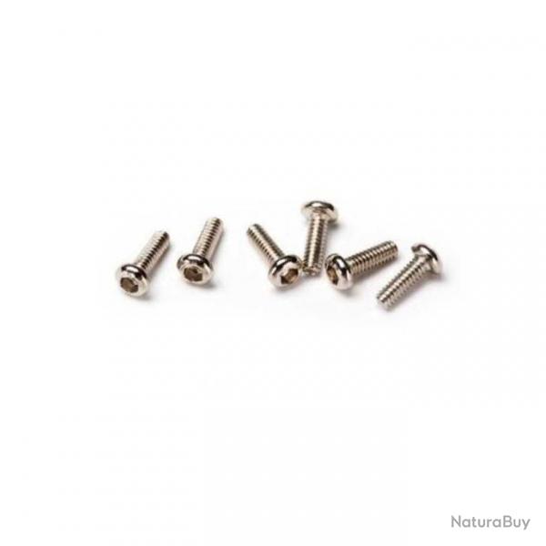 6643, Screws, Jeu de 6 vis 1,6mmx5mm  Tte Hxagonale aliax latrax