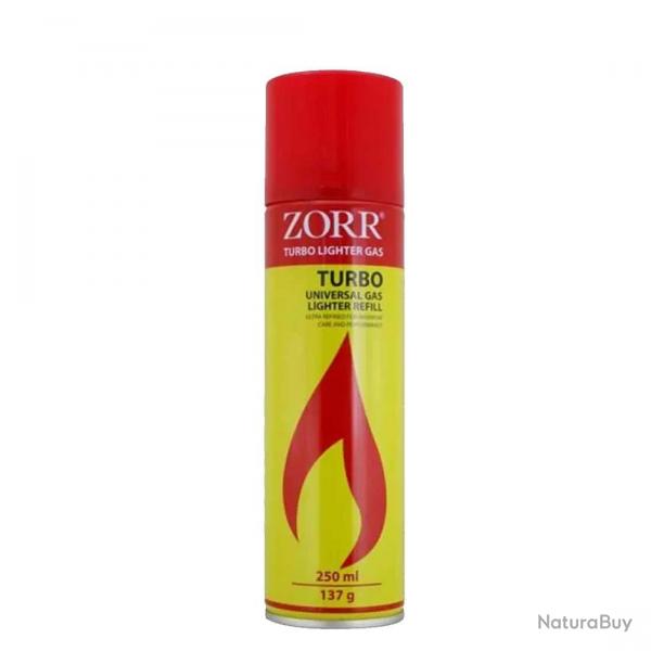 Recharge de gaz Turbo ZORR 250 ml