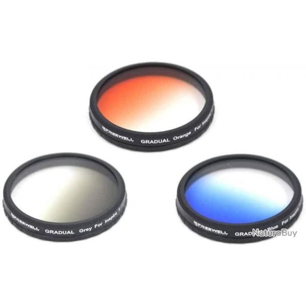 Kit de filtres gradus couleurs pour Zenmuse X5 / X5R DJI Osmo Pro et Inspire 2 Pro