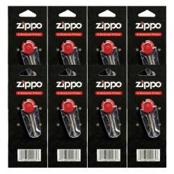 Pack de 10 x 6 Pierres à briquet Zippo Officielles, 60 pierres au total