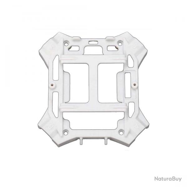 6624X, Main Frame Lower, Chassis Bas Blanc avec Visserie alias latrax