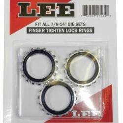 Bagues d'ajustage LEE pour jeux d'outils (Compatibles avec les jeux d'outils RCBS,HORNADY,LYMAN)