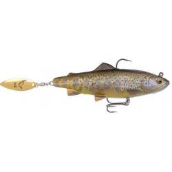 4D TROUT SPIN SHAD 11CM 40GR MS NPC 03- Dark brown trout