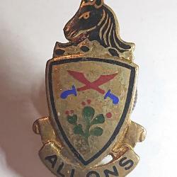 US Army - Insignes de col (Crest) 11th Cavalry "ALLONS"