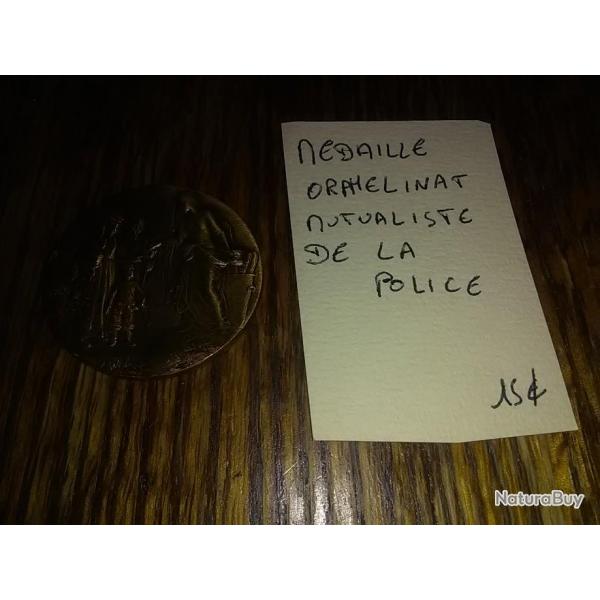 Mdaille orphelinat mutualiste de la police