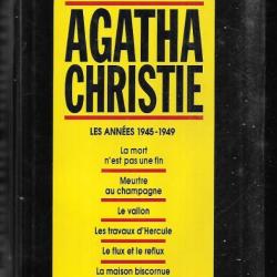 agatha christie compilation  les années 1945-1949 , 6 titres en 1 volume 8