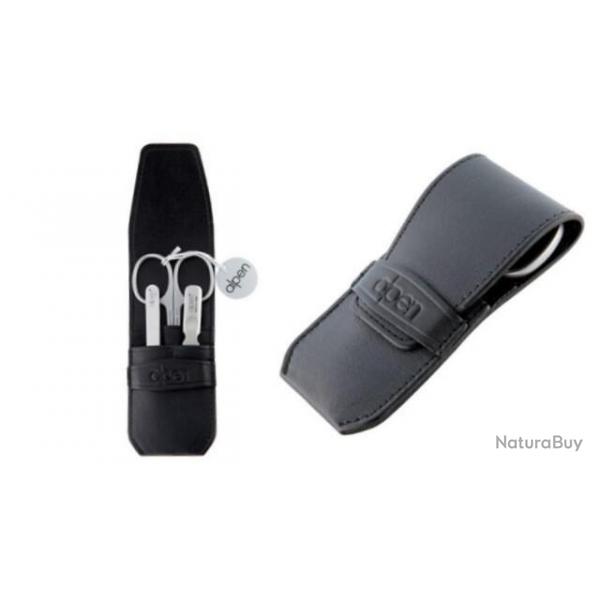 Pochette manucure 3 pices Alpen noir 6871R.black