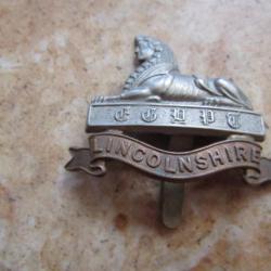 cap badge lincolnshire Regiment Britannique Anglais ww1 ww2 première seconde guerre