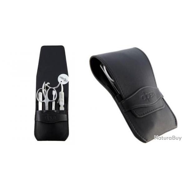 Pochette manucure 5 pices Alpen 6874R.black