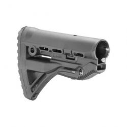 Crosse FAB Defense GL-Shock noire avec absorbeur de recul pour AR-15/M4/M16