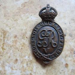 cap badge household battalion Britannique Anglais  ww1 ww2 première seconde guerre