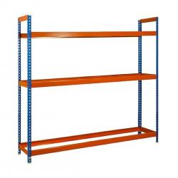 Simon Rack - Etagère 3 niveaux 18 pneus 300Kg/plateaux Bleu/ Orange - KIT AUTOFORTE 1504-3 SIMONRACK