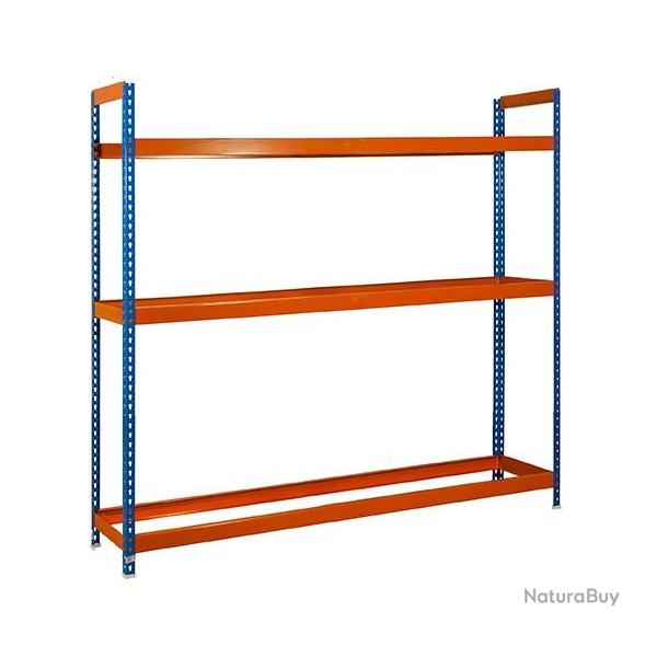 Simon Rack - Etagre 3 niveaux 18 pneus 300Kg/plateaux Bleu/ Orange - KIT AUTOFORTE 1504-3 SIMONRACK